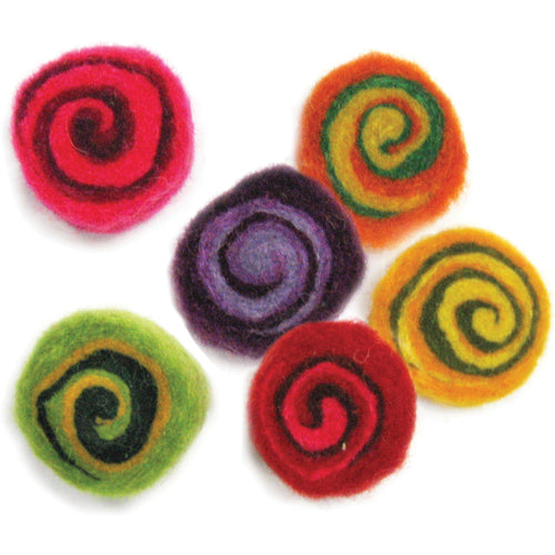Dimensions Feltworks Multicolor Spirals