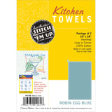 Aunt Martha's Stitch 'Em Up Kitchen Towels 18&quot;X28&quot; 2/Pkg