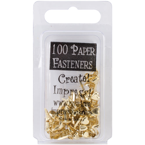 Creative Impressions Mini Metal Paper Fasteners 100/Pkg