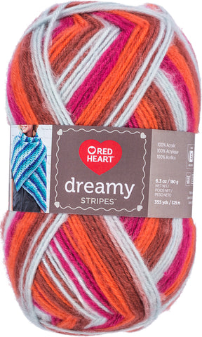 Red Heart Dreamy Stripes Yarn