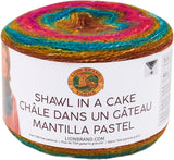 Lion Brand Shawl in a Cake Yarn
