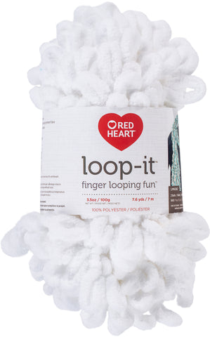 Red Heart Yarn Loop-It