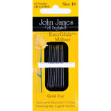 John James Gold Eye Easy Glide Milliner Needles