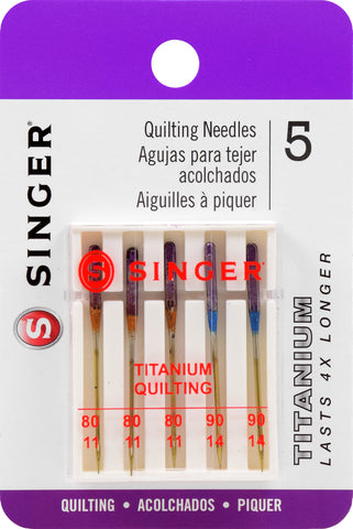 Singer Titanium Universal Quilting Machine Needles