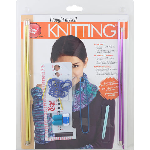 Boye I Taught Myself Knitting Kit