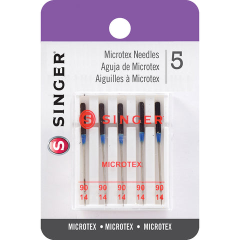Singer Microtex Machine Needles 5/Pkg