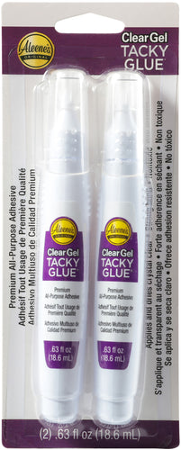 Aleene's Clear Gel Tacky Glue Pens 2/Pkg