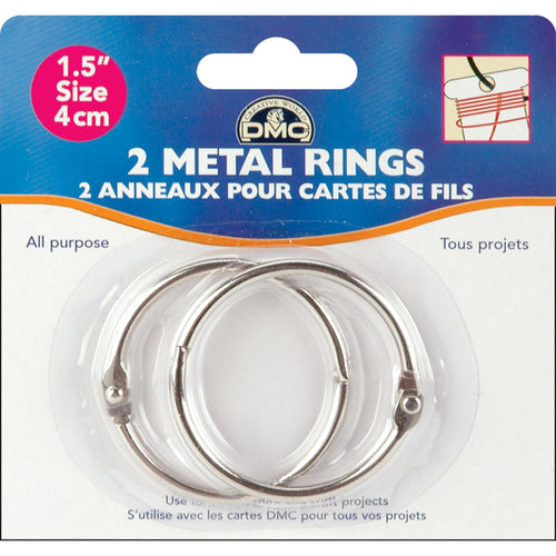 DMC Metal Rings 1.5"