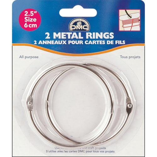 DMC Metal Rings 2.5"