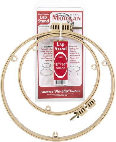 Morgan Lap Stand Combo 10" & 14" Quilting Hoops