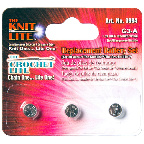 Crochet Lite Replacement Batteries