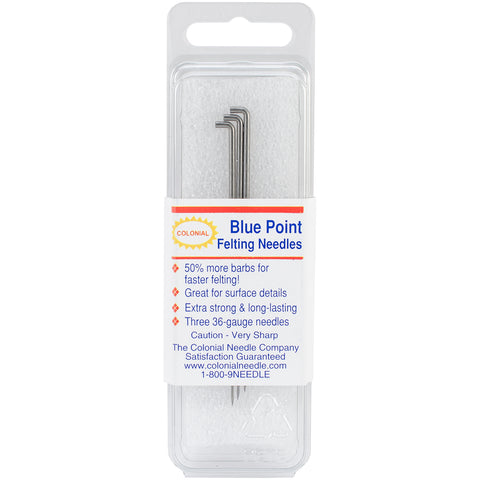 Colonial Blue Point Felting Needles 3/Pkg