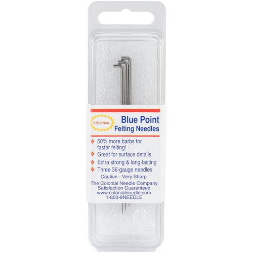 Colonial Blue Point Felting Needles 3/Pkg