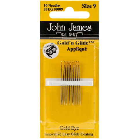 John James Gold'n Glide Applique Hand Needles