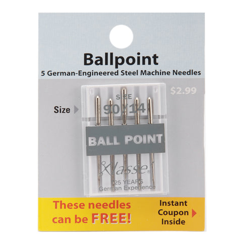 Klasse Ball Point Machine Needles