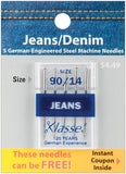 Klasse Jeans/Denim Machine Needles