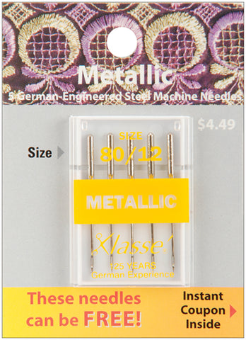Klasse Metallic Machine Needles
