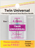 Klasse Twin Universal Machine Needle