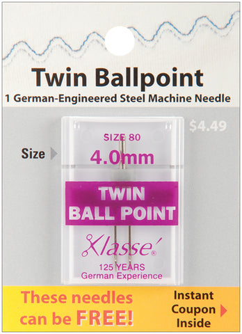 Klasse Twin Ball Point Machine Needle