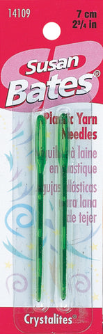 Susan Bates Crystalites Plastic Yarn Needles