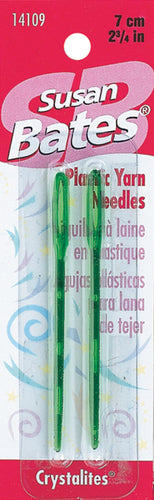 Susan Bates Crystalites Plastic Yarn Needles