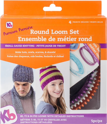 Knitting Board Premium Round Loom Set