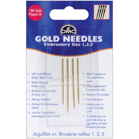DMC Gold Embroidery Hand Needles