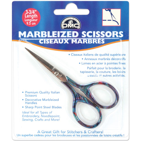 DMC Marbleized Embroidery Scissors 3.75"
