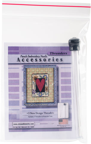 CTR Needleworks Punch Embroidery Needle Threaders