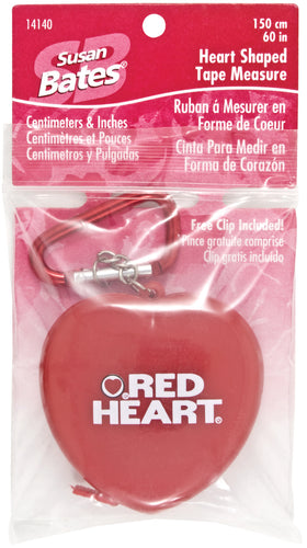 Susan Bates Heart Shaped Tape Measure