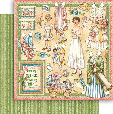 Penny's Paper Doll Double-Sided Cardstock 12"X12"