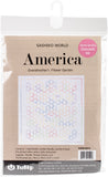 Sashiko World America Stamped Embroidery Kit