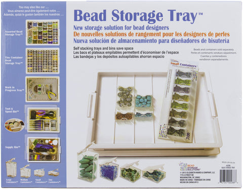 Elizabeth Ward's Bead Storage Tray 13.75"X10.5"X2"