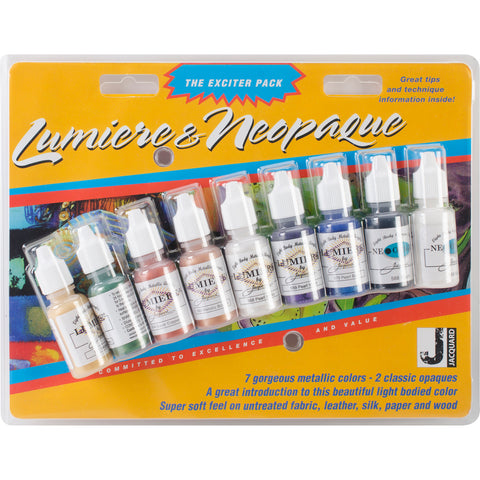 Jacquard Lumiere/Neopaque Pack .5oz 9/Pkg