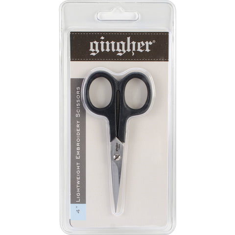 Gingher Lightweight Embroidery Scissors 4"