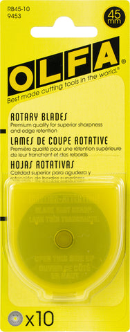 OLFA Rotary Blade Refill 45mm 10/Pkg