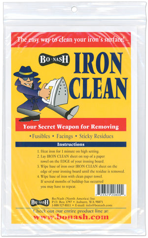 Bo-Nash Iron Clean Cleaning Cloths