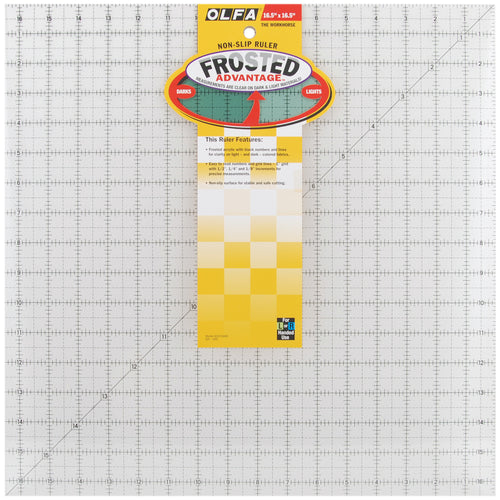 OLFA Frosted Advantage Non-Slip Ruler "The Workhorse"