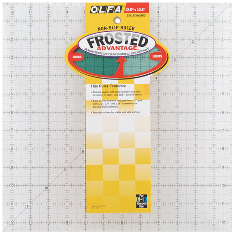 OLFA Frosted Advantage Non-Slip Ruler "The Standard"