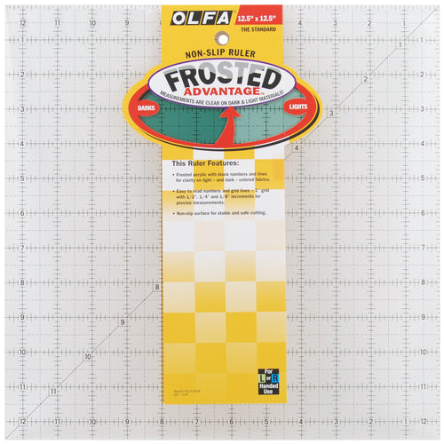 OLFA Frosted Advantage Non-Slip Ruler "The Standard"