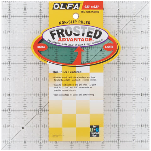 OLFA Frosted Advantage Non-Slip Ruler "The Alternative"
