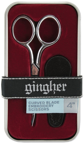 Gingher Curved Embroidery Scissors 4"