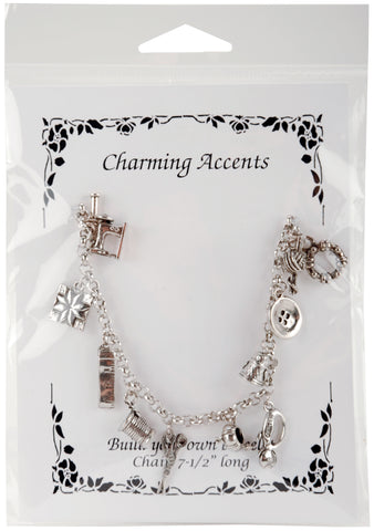 Cedar Creek Charming Accents Charm Bracelet 7.5&quot;