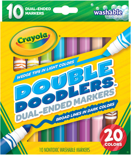 Crayola Dual-Ended Washable Double Doodlers Markers