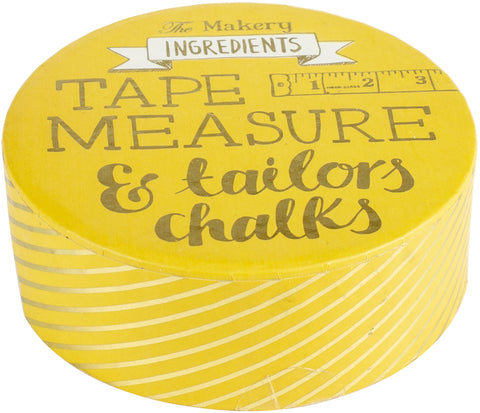 The Makery Tape Measure & Tailors Chalk