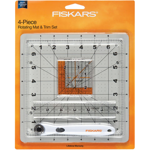 Fiskars Rotating Mat & Trim Set 8"X8"