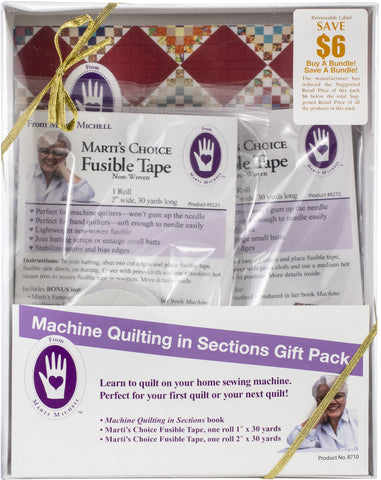 Marti Michell Machine Quilting in Sections Gift Pack