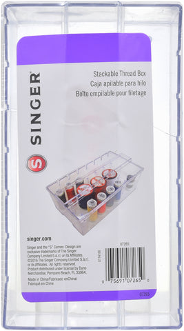 Singer Clear Plastic Thread Box