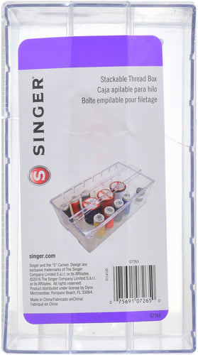 Singer Clear Plastic Thread Box