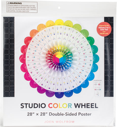 Studio Color Wheel 28"X28" Double-Sided Poster